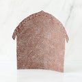 Standing see through brown barn figurine standing up facing forward